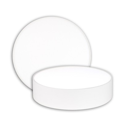 ESKILS R  15W DALI Stropní přisazené svítidlo, těleso kov, povrch bílá, difuzor plast opál, LED 15W, 1150lm, neutrální 4000K,  stmív. DALI, Ra90, 230V, IP20, tř.1. rozměry d=210mm, h=52mm.