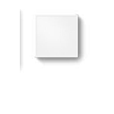 FRONTER LED čtvercové Stropní přisazené/závěsné svítidlo, těleso hliníkový profil, povrch černá, difuzor plast opál, LED 30W, teplá 3000K, 2515lm, Ra80+, stmív DALI, 230V, IP40, tř.1, 264x264x40mm