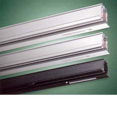 VESTAVNÁ 3F LIŠTA NORDIC ALUMINIUM Vestavná 3-okruhová napájecí lišta, materiál hliník, povrch šedá RAL7040, 3x230V, 16A, IP20, L=4000mm, NORDIC ALUMINIUM - GLOBAL TRAC - LIVAL