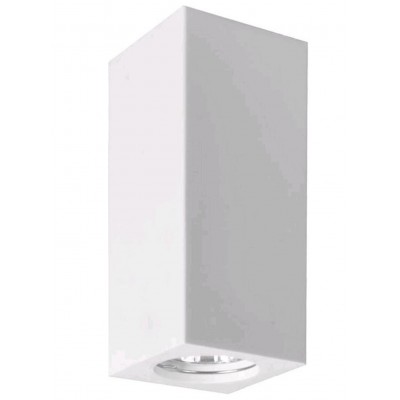 NEVIO Stropní svítidlo, těleso sádra, povrch bílá, pro žárovku 1x50W, GU10, 230V, IP20, rozměry 70x70x170mm