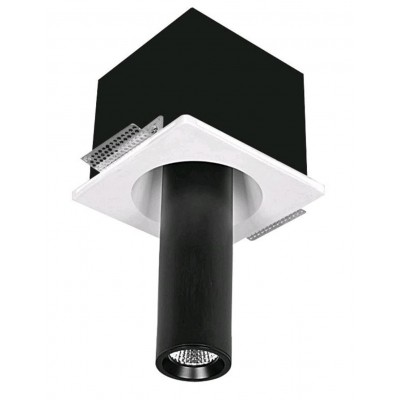 RICH 1x35W GU10 230V IP20 Stropní vestavné svítidlo, nastavitelný směr svícení, základna kov, těleso sádra, povrch černá, pro žárovku 1x35W, GU10, 230V, IP20, rozměry 60x155x330mm