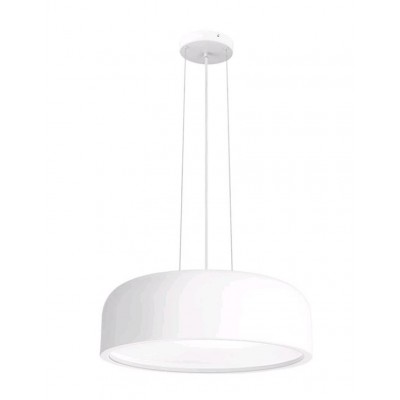 JAKUI 3x60W E27 IP20 230V Závěsné svítidlo, základna kov, stínítko kov, povrch bílá mat, pro žárovku 3x60W, E27, 230V, IP20, rozměry d=480mm h=150mm, vč.závěsného kabelu l=1330mm, lze zkrátit