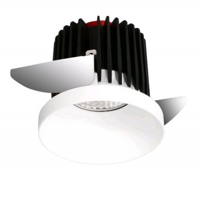 LOGE LED 1x10W 3000K 800LM 230V IP20 Stropní, podhledové svítidlo, těleso hliník, povrch bílá, LED 1x10W, teplá 3000K, 800lm, 230V, IP20, rozměry d=82mm h=81mm