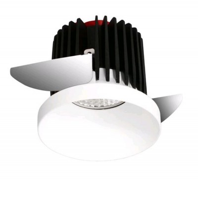 GEMA Stropní vestavné svítidlo, těleso hliník, povrch bílá, LED 1x10W, teplá 3000K, 800lm, 230V, IP20, rozměry d=82mm h=81mm