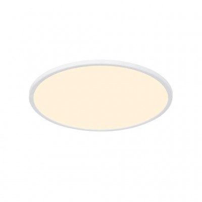 INGA 42 SMART LIGHT Stropní svítidlo, plast, bílá, difuzor plast, LED 20W, 2200lm, dálk ovl, (dod samostatně), nebo smart telefon, stmívání, nast teplota CCT teplá 3000K - denní 6400K, Ra80, 230V IP20, d=424mm, h=23mm