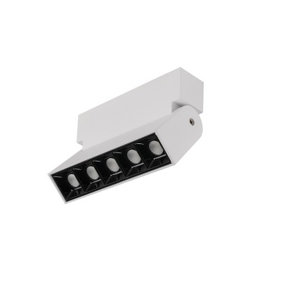 FOLUS LED 10W, IP20 Nástěnné svítídlo, reflektor, nast. směr svícení, těleso hliník, povrch bílá, LED 10W, neutrální 4000K, 600lm, Ra80, 230V, IP20, tř.2, rozměry 138x95mm