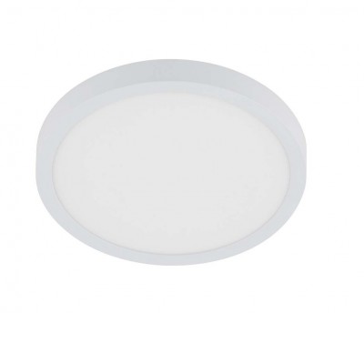 ZELO 9W12W18W,  CCT Stropní, podhledové, svítidlo, hliník, bílá, difuzor plast, přepínatelný příkon. LED 9W/12W/18W/900-1600lm, 18W/24W/30W/1800-2900lm, přepínatelná CCT teplota teplá 3000K/neutr 4000K denní 6000K, Ra80, 230V, IP20, tř.2