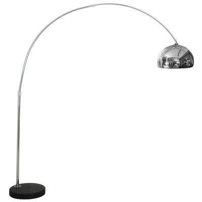 LIET FL, 1x60W, E27 Stojací oblouková lampa, těleso kov, povrch chrom, pro žárovku 1x60W, E27. 230V, IP20, tř.1, rozměry d=1500mm, h=2000mm, vč vypínače na kabelu