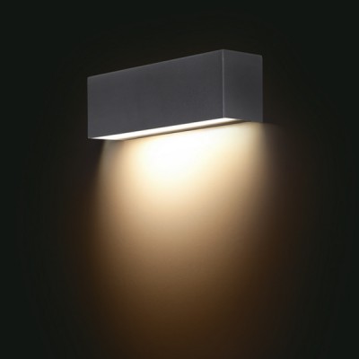 HERTA NXS 1x40W, E14 Nástěnné svítidlo, těleso kov, povrch černá grafit, pro žárovku 1x40W, E14, 230V, IP20, tř.1, rozměry 50x70x260mm, svítí dolů