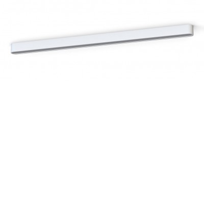RETEL S LED 22W, T8, IP20 Stropní svítidlo, těleso hliník, povrch bílá, difuzor plast opál, LED zářivka 22W, teplá 3000K, 3200lm, Ra80, 230V, T8/G13, IP20, tř.1, rozměry 1250x60mm