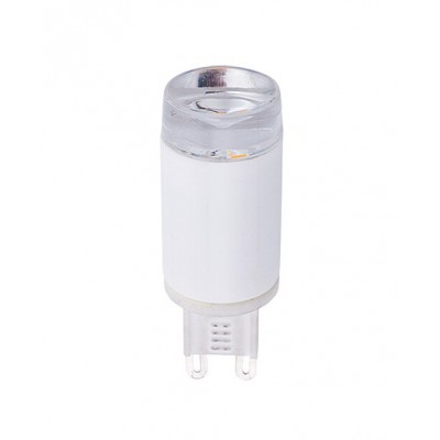 BULB G9, 3W, 90° Žárovka bodová, materiál keramika, povrch bílá, krycí plast čirý, LED 3W, G9, teplá 3000K, neutrální 4000K, 330lm, vyzařovací úhel 90°, Ra80, 230V, rozměry d=21mm, l=52mm