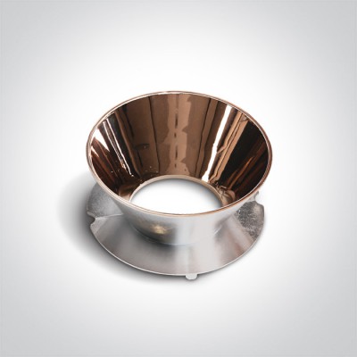 IZEGE R reflektor Výměnný reflektor pro svítidla, kruhový, povrch měděná, POUZE REFLEKTOR