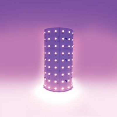 LED destička RGBW flexi, 24V, IP20 LED modul, flexibilní, těleso plast, povrch bílá, 24W, 480lm, teplá 3000K, RGB, stmívatelné, Ra80, 24V, IP20, tř.3, rozměry 240x480mm.