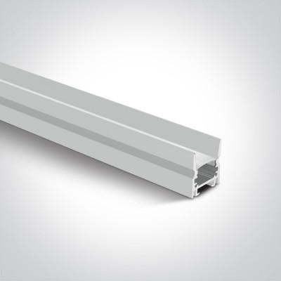 RICHARD profil 23x26 Přisazený profil pro LED pásky, materiál hliník, povrch bílá, difuzor plast opál, pro šířku pásku w=12mm, rozměry 23x26mm, délka l=2m.