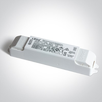 LED zdroj I TRIAC 100mA-350mA, 8W Napájecí zdroj pro LED, vstup 230V, nast. výstup podle přepnačů 100mA/150mA/200mA/250mA/300mA/350mA, 8W, stmívání TRIAC, IP20, rozměry 142x21x30mm.