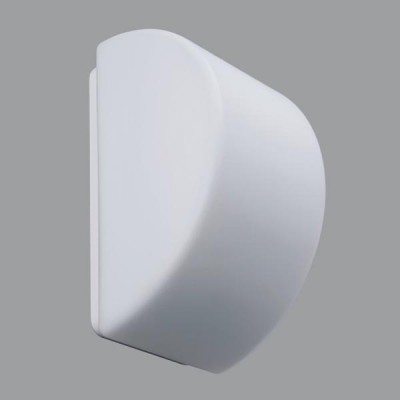 NEVA 2 Stropní svítidlo, základna kov povrch bílá, difuzor sklo, triplex opál, pro žárovku, nebo LED, 230V, do koupelny IP43, tř.1, rozměry 340x195x170mm