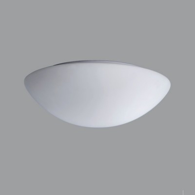 AURA 3 LED-1L14B07K64/062 3000 Stropní svítidlo, základna kov, povrch bílá, difuzor sklo opál mat, LED 20W, teplá 3000K, 2590lm/1760lm, Ra80, 230V, IP43, tř.1, "F", d=350mm, h=120mm