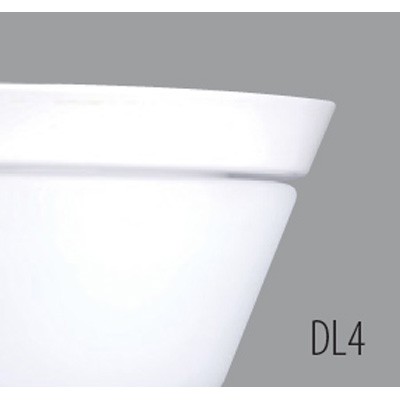 IN-22U7/268/DL4 NELA Nástěnné svítidlo, základna kov, povrch bílá, límec bílá, difuzor sklo opál, pro žárovku 2x7W, E27 A60, 230V, IP43, 370x200x200mm