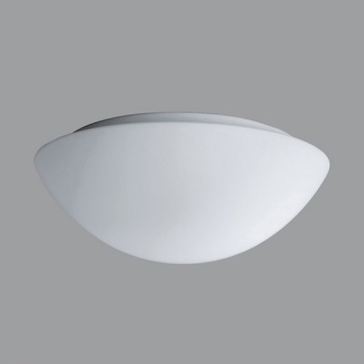 AURA 2 LED-1L12C03K53/042/NK1W 4000 Přisaz svítidlo, zákl kov,difuzor sklo opál, SA - běžné i nouz svícení,záloha 1W/3h, běž svíc, zákl kov, sklo opál, LED 15W, neutrální 4000K, 2110lm/1430lm, 230V, Ra80, IP43, tř.1, d=280mm, h