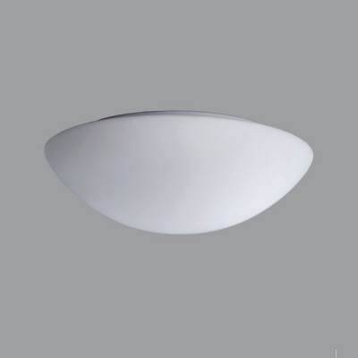 AURA 3 LED-1L14C03K64/062 DALI HF CORR 4000 Stropní svítidlo, CORRIDOR HF senzor pohybu dosah 8m, záběr 150°/360°, čas 10s-10min, soumrak, zákl. kov bílá, sklo opál, LED 15W, neutr 4000K,2110lm/1430lm, Ra80,230V,IP43,tř.1,"F"d=350mm, h