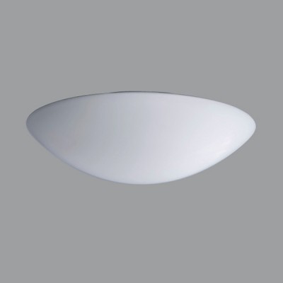 AURA 4 LED-1L15C07K75/072 3000 Stropní svítidlo, základna kov, povrch bílá, difuzor sklo opál mat, LED 21W, teplá 3000K, 2770lm/2050lm, Ra80, 230V, IP43, tř.1, "F", d=420mm, h=125mm