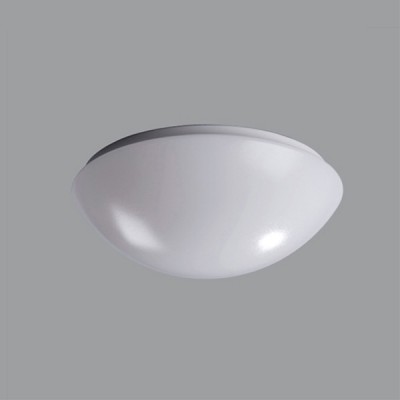 TITAN 1A, LED-1L12B07KN32/PM03 4000 Stropní svítidlo, základna kov, povrch bílá, difuzor plast PMMA opál, LED 11W, 1350lm, neutrální 4000K, 230V, do koupelny IP54, 1N, tř.1, d=220mm, h=100mm.