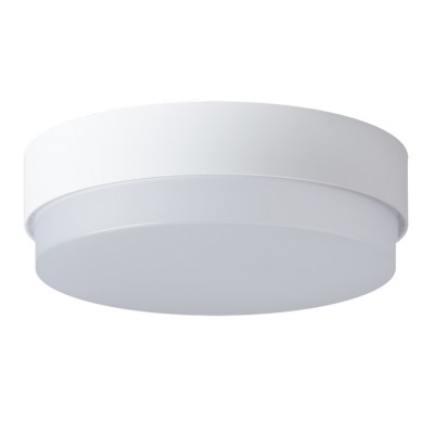 TRITON 2 LED-1L15C07/IN-184 IP65 21W senzor HF DAL Stropní, průmyslové svítidlo, senzor HF, záběr 150°, dosah 8m, čas 10s-10min,zákl PC bílá, dif PC opál, LED 21W, 2920lm, neutrál 4000K, stmív DALI,230V, zvýš krytí IP65, IK10, tř.2, d=360mm, 