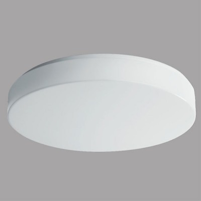 DELIA 2 LED-1L16B07KN83/PM23 3000 Stropní svítidlo, základna kov, povrch bílá, difuzor plast PMMA, LED 36W, teplá 3000K, 4850l, (cca 250W žár), Ra80, 230V, IP54, tř.1, d=400mm, h=80mm