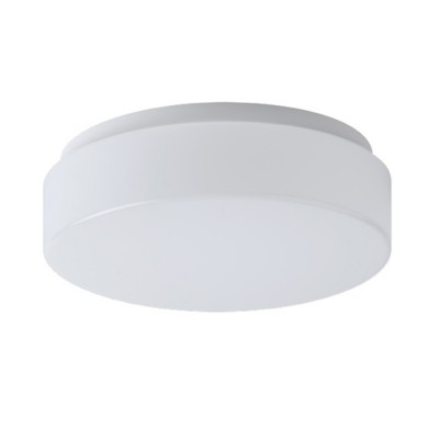 DELIA 1A LED-1L12C03KN32 IP54 senzor HF 11W Stropní svítidlo, senzor HF, záběr 150°, dosah 8m, čas 10s-10min, základna kov bílá, difuzor plast opál, LED 11W, 1350lm, neutrální 4000K, 230V, do koupelny IP54, IK10, tř.1, d=220mm, h=70mm