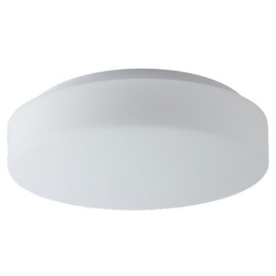 EDNA 2 LED-1L12C03K53/022 15W IP43 Stropní, přisazené svítidlo, základna kov, povrch bílá, difuzor sklo triplex opál, LED 15W, 2000lm, teplá 3000K, 230V, do koupelny IP43, tř.2, d=280mm, h=105mm