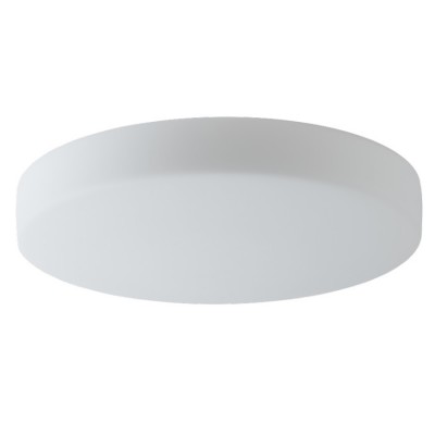 EDNA 4 LED-1L15C07K75/026 IP43 21W DALI senzor HF Stropní svítidlo, senzor HF, záběr 150°, dosah 8m, čas 10s-10min, základna kov bílá, dif sklo opál, LED 21W, 2770lm, teplá 3000K, stmív DALI, 230V, zvýš krytí IP43, d=420mm, h=115mm