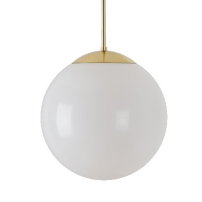 ISIS P2 Z11 E27 1x7W D=300mm Závěsné svítidlo, základna kov, povrch mosaz, difuzor PE opál, pro žárovku 1x7W, E27, 230V, IP40, tř.1, rozměry d=300mm, vč tyčového závěsu l=600mm