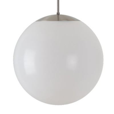 ISIS P3 LED-5L06C06Z11 29W D=400mm DALI Závěsné svítidlo, základna kov, povrch nerez broušená, difuzor PE opál, LED 29W, 3900lm, teplá 3000K, stmív DALI, 230V, IP40, tř.1, d=400mm, vč tyčového závěsu l=400mm
