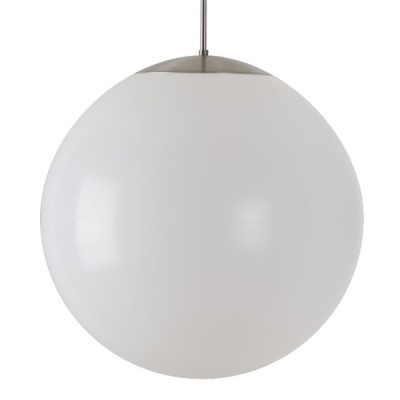 ISIS P4 LED-5L07C09Z11 NOUZOVÉ 44W D=500mm Nouzové svítidlo, SA - výdrž 3h, základna kov, povrch nerez broušená, difuzor PE opál, LED 44W, 6200lm, neutrální 4000K, 230V, IP40, tř.1, d=500mm, vč tyčového závěsu l=400mm