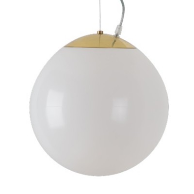 ISIS L2 LED-5L06C04ZL11 22W D=300mm DALI Závěsné svítidlo, základna kov, povrch mosaz, difuzor PE opál, LED 22W, 3130lm, neutrální 4000K, stmív DALI, 230V, IP40, tř.1, d=300mm, vč lankového závěsu l=1000mm lze zkrátit