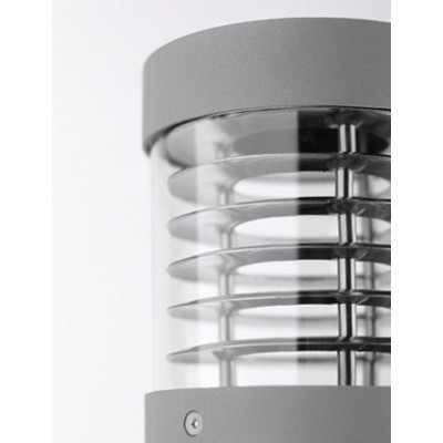 BARBADOS LED venkovní svítidlo H=1100mm Sloupkové venkovní svítidlo, materiál kov, povrch šedá, difuzor plast opál, pro žárovku 1×15W, E27, 230V, IP55,tř.1, rozměry d=170mm, výška 1100mm