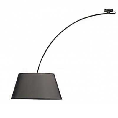 MOSAMBI VL Stropní svítidlo, lustr, základna kov, stínítko textil, povrch bílá/černá, pro žárovku 1x40W, E27, 230V, IP20, tř. 2, rozměry stínítka: d=500mm, h=260mm