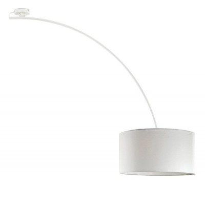 MOSAMBI STROPNÍ SVÍTIDLO BÍLÁ/ČERNÁ Stropní svítidlo, lustr, základna kov, stínítko textil, povrch bílá/černá, pro žárovku 1x40W, E27, 230V, IP20, tř. 2, rozměry stínítka: d=600mm, h=300mm