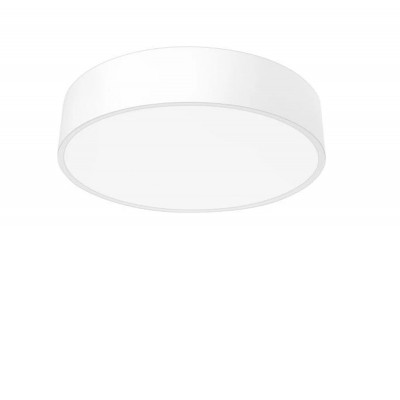 NATYO 5x23W, E27 Stropní přisazené svítidlo, kruh, těleso kov, povrch bílá, difuzor plast opál, pro žárovku 5x23W, E27, 230V, IP20, tř.1, rozměry d=600mm, h=100mm.