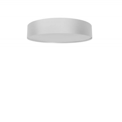 FENDY 36W Stropní přisazené svítidlo, těleso kov, povrch bílá, difuzor plast opál, LED 36W, 3500lm, neutrální 4000K, 230V, IP20, rozměry d=300mm, h=55mm.