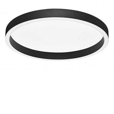 PULGO Stropní přisazené svítidlo, těleso hliník, povrch bílá/černá/zlatá, dif plast opál, LED 36W/60W/72W, nast. CCT teplá 3000K-neutrální 4000K, stmív. dle typu, 230V, IP20, rozměry dle typu, svítí nahoru/dolů.
