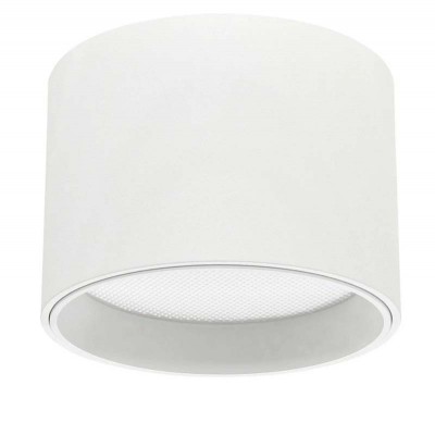 USUS 15W CCT DALI Stropní svítidlo, těleso kov, povrch bílá, difuzor plast opál, LED 15W, 980lm, přepín CCT teplá 3000K-denní 6000K, stmív. DALI, Ra90, 230V, IP54, rozměry d=150mm, h=65mm.