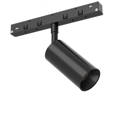 OBELIX 3W/6W/10W/12W/15W Bodové svítidlo do mag. systému, nast. směr svícení, kov, černá, smart Tuya dle typu, LED 3W/6W/10W/12W/15W, teplá 3000K, stmív. dle typu, vyz. úhel 36°/38°, 48V, IP20, rozměry dle typu