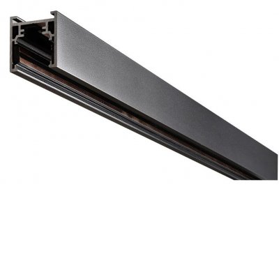 HOROS ECO TRACK MG 2m, 48V Stropní lišta pro magnetický systém, materiál kov, povrch černá, 48V, rozměry 29x26,2mm, l=2000mm