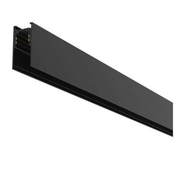 HOROS TRACK MG 2m/3m, 48V Stropní lišta pro magnetický systém, materiál kov, povrch černá, 48V, rozměry 52x27,2mm, l=2000mm.