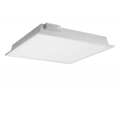 DELI LED panel Stropní, vestavné svítidlo, těleso ocel plech, bílá, difuzor plast opál, LED 45W, neutrální 4000K, 3500lm, Ra80, 230V, IP20, tř.1, 595x595x85mm, horní mont kazet str