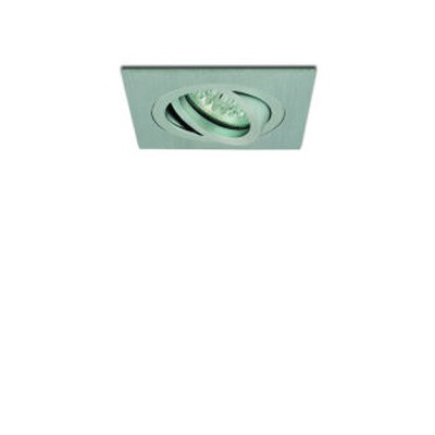 SIDI QV Vestavné svítidlo výklopné čtvercové hliník, 1x50W, Gx5,3, 12V, IP20, d=90mm