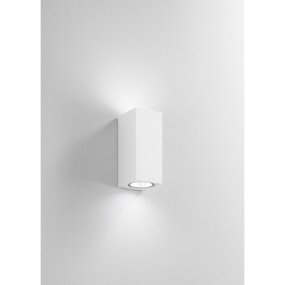 ZANDA WL 2x35W GU10 IP65 Nástěnné venkovní svítidlo, materiál kov, povrch bílá, difuzor sklo, pro žárovku 2x35W, GU10, 230V, IP65, tř.1, rozměry 70x165x80mm, svítí nahoru/dolů.