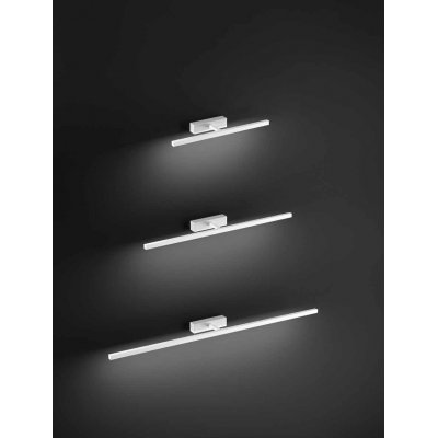 ZAFAR WL 24W IP44 Nástěnné svítidlo k zrcadlu, nastav. směr svícení, hliník, povrch bílá, dif plast, LED 24W, 1680lm, přepín CCT teplá 3000K-neutr 4000K-denní 6000K, Ra80, do koupelny IP44, rozměry 1020x45x155mm