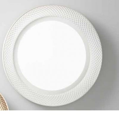 ZARAB PL 40W CCT Stropní svítidlo, základna kov, povrch bílá mat, dif. plast opál, LED 40W, 3200lm, přepín. CCT teplá 3000K-neutr 4000K, stmív., Ra90, 230V, IP20, tř.1, rozměry d=500mm, h=76mm.